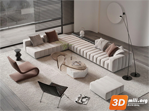 Sofa Minotti Skp Files